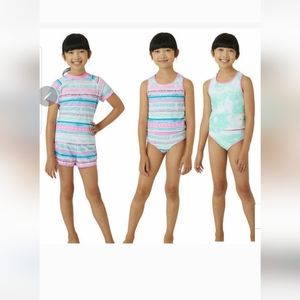 NWT Eddie Bauer 4 piece reversible swim suit/ tankini , Large